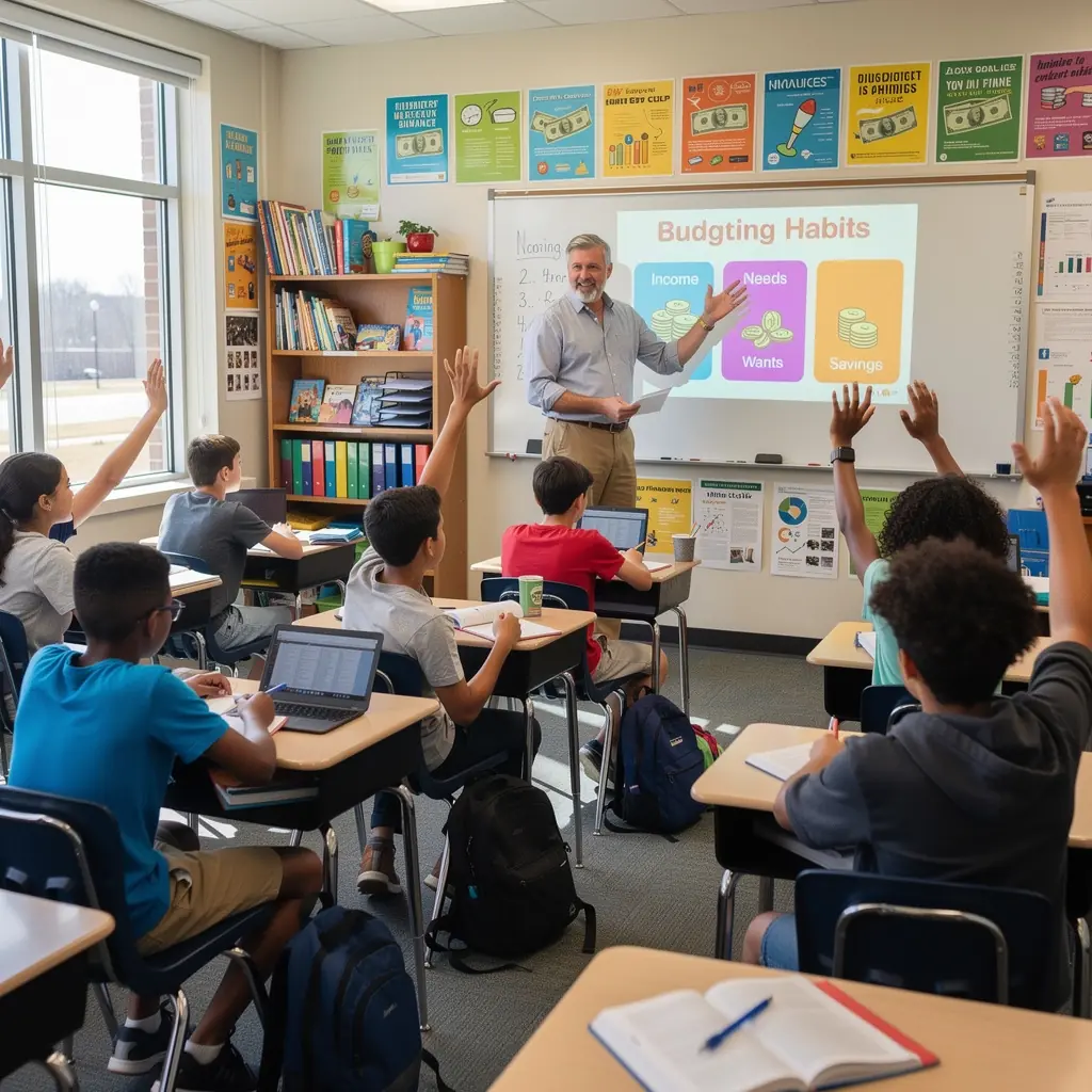 Könyv, amely pénzügyi tudatosság növelésére vonatkozó gyakorlatokat tartalmaz.